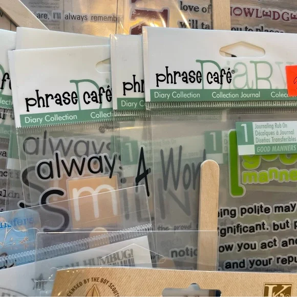 Scrapbooking Rub On Word Transfer Titles Crafting Bundle - Picture 2 of 8